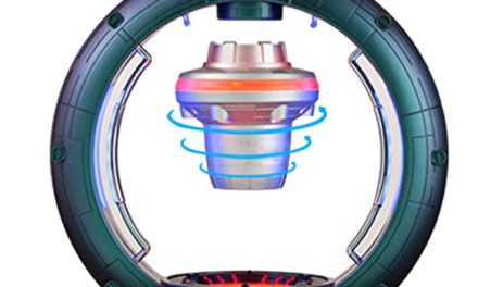 Levitate & Rotate: Stunning Floating Speaker with Bluetooth & LED