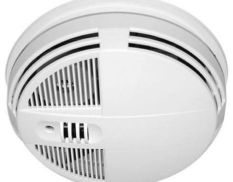 Night Vision WiFi Smoke Detector Camera: Stream Live, Activate Motion, View Remotely