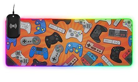 “Enhance Gaming with VKPSCHJ Wireless Charger Mouse Pad!”