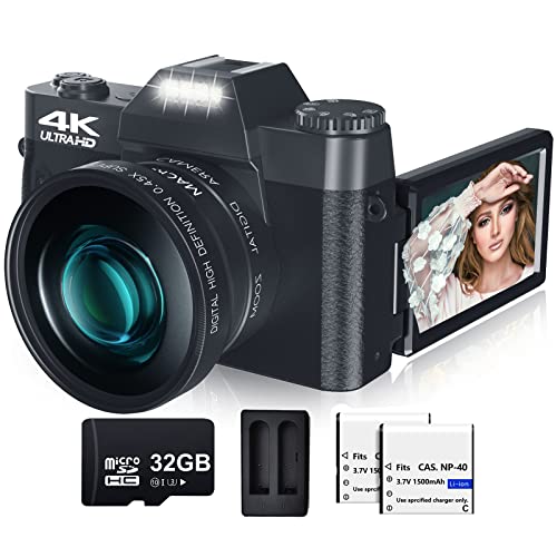 Capture Stunning Photos & Videos with VJIANGER Digital Camera – 4K 48MP Vlogging Camera for YouTube