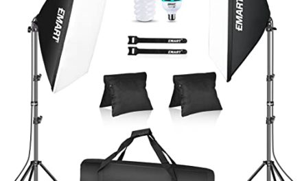 “Enhance Studio Lighting: EMART Softbox Kit for Pro Photography”
