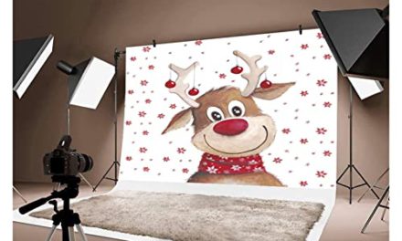 Christmas-themed Elk Car Photo Studio Props: Capture the Magic! (Green2, 10x8ft)