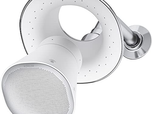 “Enhance Your Shower Experience with KOHLER Moxie: Alexa Enabled and Rechargeable Speaker”