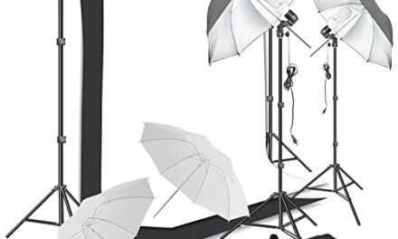 Capture Stunning Photos with HYJ-INC Lighting Kit & Backdrop System