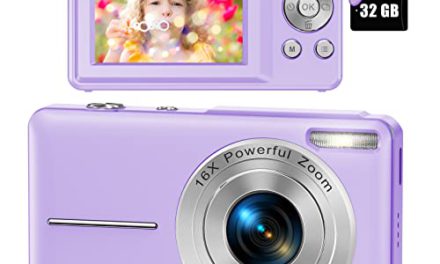 Capture Moments with FHD 1080P Kids Camera