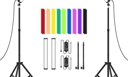 “Enhance Your Visuals: LED Light Wand Kit for Studio & Streaming”