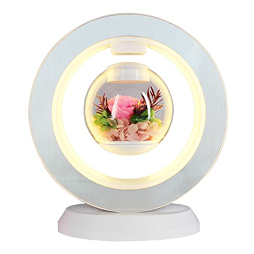 Levitating Magnetic Speaker: Float & Illuminate with 360° Rotation