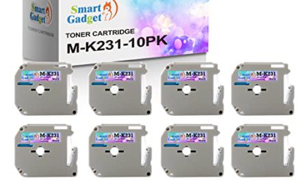 “Upgrade Your Labeling Game with Smart Gadget Compatible Tape – Easy to Use, 10 Pack”