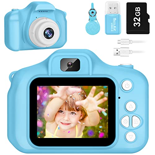 Capture Childhood Memories: SINEAU Kids Camera with 32GB SD Card