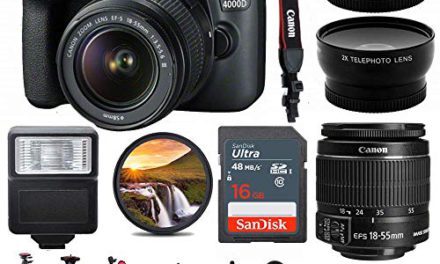 “Capture Life: Renewed EOS 4000D DSLR Camera with Pixi Advanced Bundle”