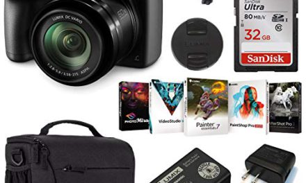“Capture the Beauty: Panasonic 4K Camera, 18.1MP, 60x Zoom, 20-1200mm Lens, Bag, 32GB SD Card, Photo Editing Kit”