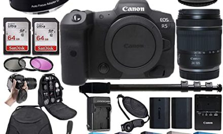 Capture Your Perfect Moments: Canon EOS R5 Bundle + Deluxe Accessories