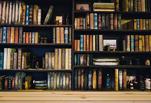 “Capture Memories: Vintage Bookshelf Backdrop for Back-to-School, Birthday, Graduation Photos!”