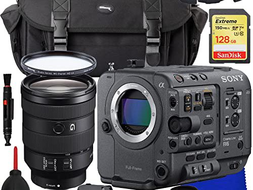 Ultimaxx Ultimate Cinema Kit: FX6 Camera, 24-105mm Lens, Memory Card & More!