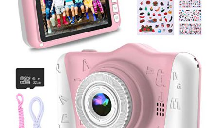 “Capture Moments: 12MP WOWGO Kids Camera for Boys and Girls – Vibrant Screen, 1080P, Rechargeable – Includes 32GB TF Card”