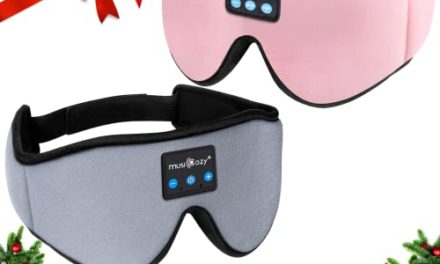 “Ultimate Sleep Bliss: MUSICOZY Bluetooth Headband & Eye Mask Combo”