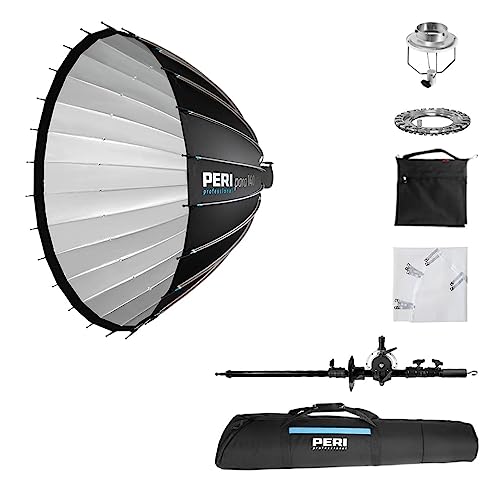 Portable Parabolic Softbox: Fast Setup for LED Video Lighting