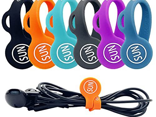 Colorful Magnetic Cord Organizers for Home, Office, School