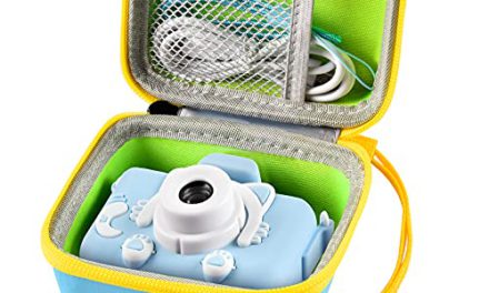 Protective Camera Case for Kids’ Digital Camera – Cable Accessory Bag
