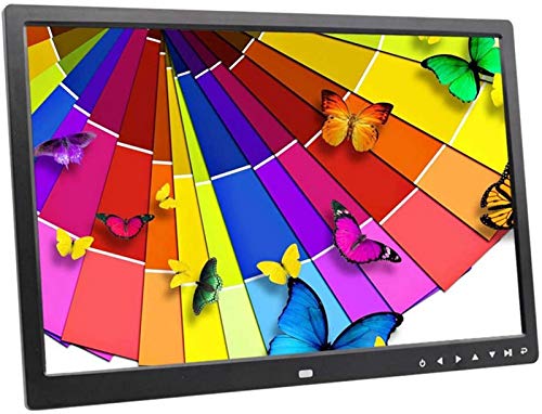 Stunning 17″ Digital Frame: Touch Buttons, HDMI Input, 1080P Video Playback, Wall-Mountable, Remote