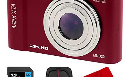 “Capture Lifelike Moments: Minolta MND20-R Ultra HD Camera Bundle”