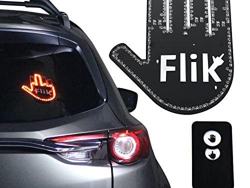 FLIK Middle Finger Light: Gifted Car Accessory for Road Rage