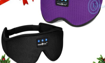Sleep Bliss: Wireless White Noise Sleep Mask for Ultimate Rest & Relaxation
