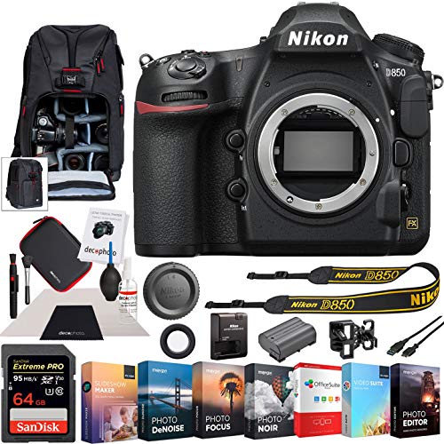 “Capture the Moment: Nikon D850 45.7MP Full-Frame Camera Bundle”