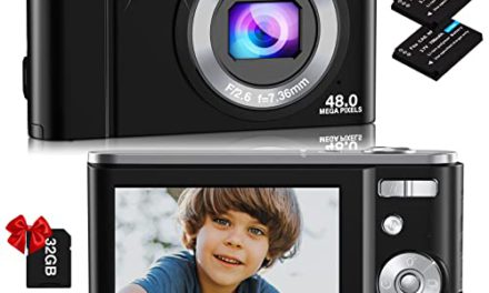 Capture Stunning Moments with Nsoela 4K FHD 48MP Kids Camera