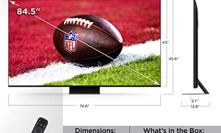 “Immerse with TCL’s 85″ QLED Dolby Vision TV”