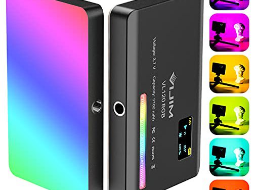 Vibrant RGB Camera Light: Capture Dynamic Videos