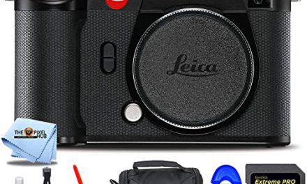“Capture Memories: Leica SL2-S Camera Bundle with 128GB SD, Reader, Bag, Blower, Cloth & Cleaning Kit”