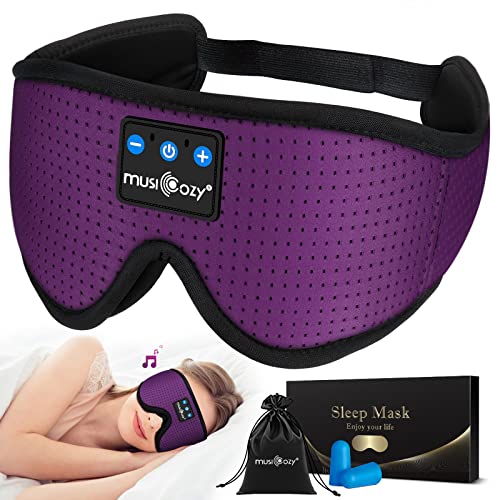 “Ultimate Sleep Solution: Wireless Music Eye Mask for Side Sleepers”
