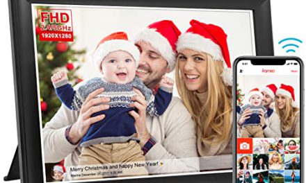 “Capture & Share Memories: Frameo 10.5″ Smart WiFi Photo Frame”