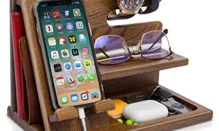 Organize Gadgets and Memories with TESLYAR Wood Dock