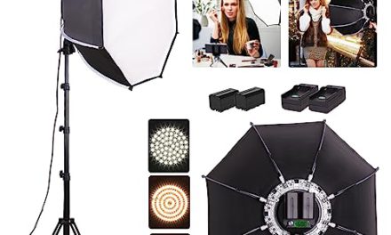 Powerful Portable Lighting Kit for Stunning Photos and Videos