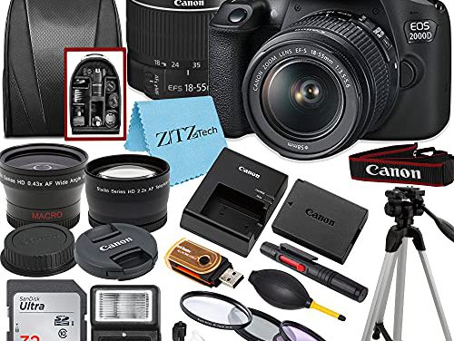 “Capture the Moment: Canon DSLR Camera Bundle with Accessories”