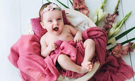 Handmade Pearl Decor Wrap Blanket for Newborn Photoshoot