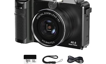 High-Performance Portable Camera: 48MP, 4K, 18X Zoom