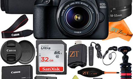 “Capture Life’s Moments: Canon EOS 4000D DSLR Bundle”