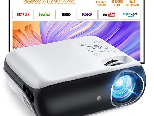 Ultimate 1080P Bluetooth Projector: Immersive Outdoor Movie Experience