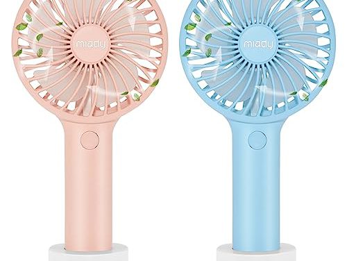 Powerful Portable Handheld Fan – 5000mAh USB – Long-lasting Wind – Perfect for Travel & Outdoor