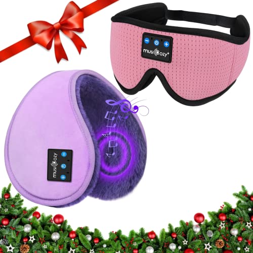 Warm & Cozy Bluetooth Headband with Sleep Earbuds – Perfect for Winter, Workouts, Insomnia, and Travel – 2 Pack
