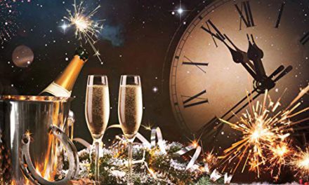 “Sparkling New Year: Vibrant Backdrop for Party Photography”