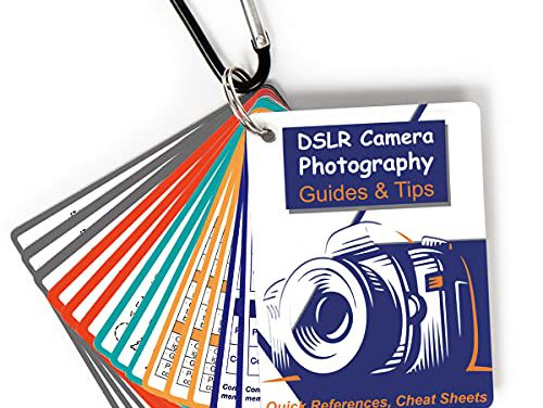 Capture Perfect Shots with DSLR Cheat Sheet Cards