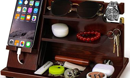 Organize and Charge with Stylish Nightstand Dock