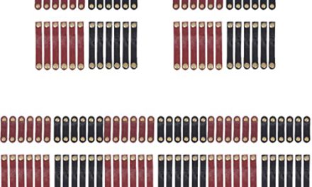 Organize and Fasten: Mikikit 120pcs Cow Cord Cables