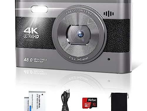 Capture Stunning Moments: 4K Camera, 48MP Vlogging, 18X Zoom