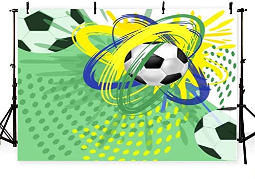 “Dynamic Football-Themed Backdrop: Perfect for Boys’ Bedroom and Photo Studio”