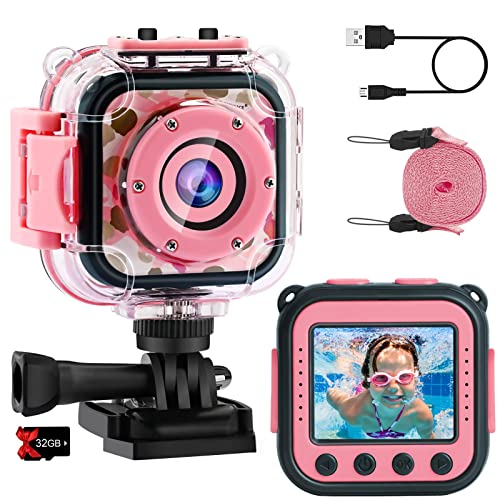 Exciting Waterproof Camera for Girls – Captivating Underwater HD Video Cam for Birthday & Holiday Fun